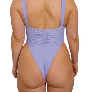 Lavender riot swim one piece